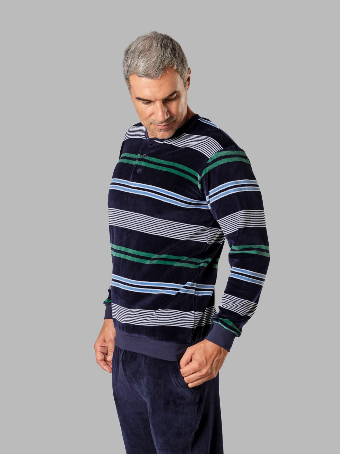 Pijamas Amazon Hombre BABELO HOMEWEAR Pijama De Terciopelo Para