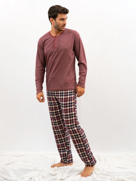 Pijama para hombre estilo cuadros Babelo