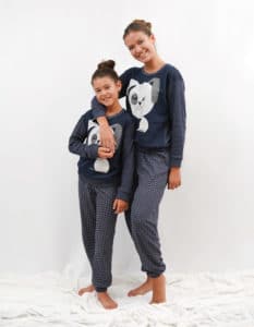 pijama algodon adulta y niña