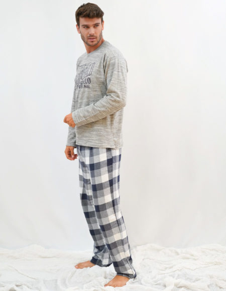 pijama de hombre algodon largo invierno