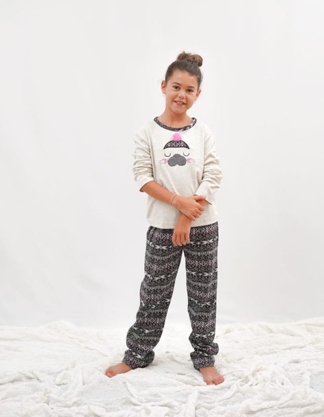 Pijama niña algodón